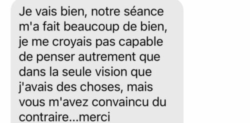 hypnose stress chateauroux avis client positif n°1 sur messenger